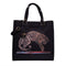 Panther tote bag nero dettaglio